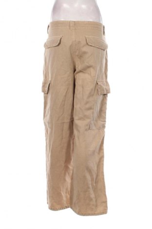 Damskie spodnie Zara, Rozmiar XL, Kolor Beżowy, Cena 62,07 zł