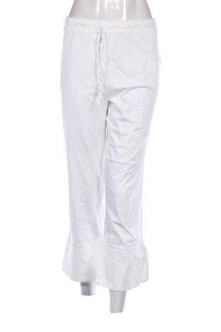 Damskie spodnie Zara, Rozmiar XL, Kolor Biały, Cena 142,39 zł