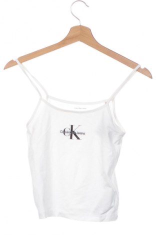 Damentop Calvin Klein Jeans, Größe XS, Farbe Weiß, Preis 41,99 €