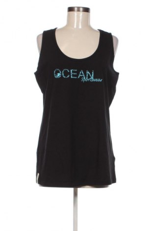 Damska koszulka na ramiączkach Ocean, Rozmiar XL, Kolor Czarny, Cena 75,99 zł
