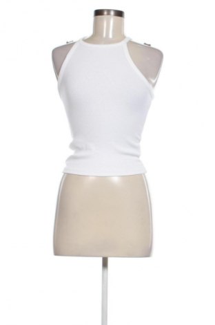 Γυναικείο αμάνικο μπλουζάκι Sinsay, Μέγεθος S, Χρώμα Λευκό, Τιμή 8,70 €