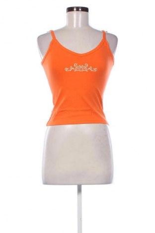 Γυναικείο αμάνικο μπλουζάκι Unbranded, Μέγεθος L, Χρώμα Πορτοκαλί, Τιμή 14,30 €