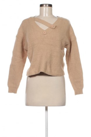 Damski sweter Air Space, Rozmiar M, Kolor Beżowy, Cena 60,99 zł
