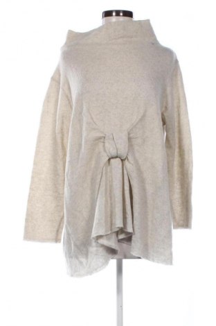 Дамски пуловер Background, Размер M, Цвят Бежов, Цена 29,00 лв.