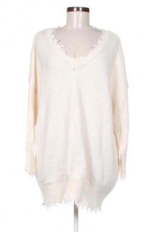 Damenpullover Bershka, Größe XS, Farbe Ecru, Preis 14,83 €