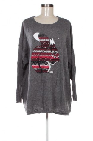 Дамски пуловер Candy Couture, Размер XL, Цвят Сив, Цена 62,00 лв.