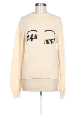 Damenpullover Chiara Ferragni, Größe M, Farbe Beige, Preis 59,99 €