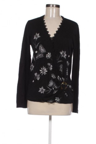 Дамски пуловер Desigual, Размер M, Цвят Черен, Цена 111,80 лв.