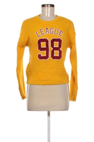 Дамски пуловер Fb Sister, Размер XS, Цвят Жълт, Цена 19,99 лв.