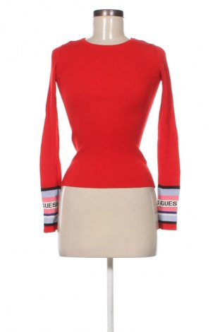 Дамски пуловер Guess, Размер S, Цвят Червен, Цена 68,00 лв.