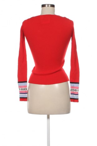 Дамски пуловер Guess, Размер S, Цвят Червен, Цена 68,00 лв.