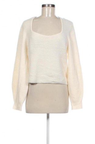 Damski sweter H&M, Rozmiar XL, Kolor ecru, Cena 53,99 zł