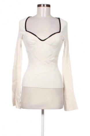 Дамски пуловер H&M, Размер L, Цвят Екрю, Цена 22,99 лв.