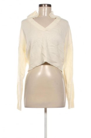 Pulover de femei H&M Divided, Mărime M, Culoare Ecru, Preț 51,99 Lei