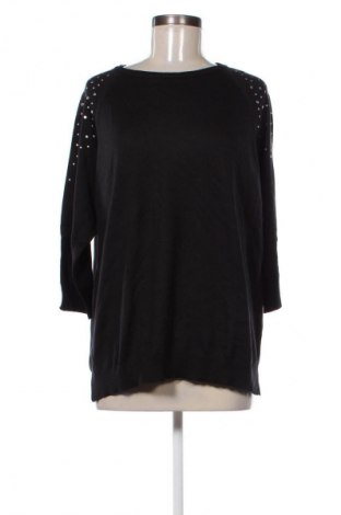 Γυναικείο πουλόβερ Laura Torelli, Μέγεθος L, Χρώμα Μαύρο, Τιμή 15,00 €