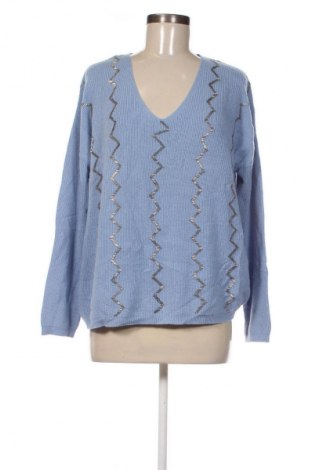 Női pulóver Madeleine, Méret L, Szín Kék, Ár 9 439 Ft