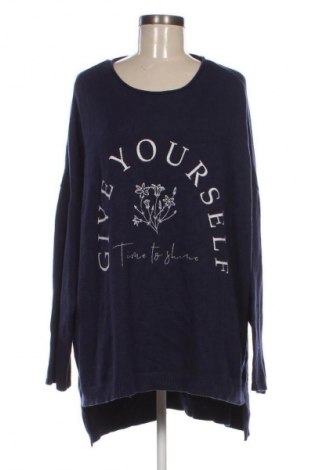 Női pulóver Mia Moda, Méret 3XL, Szín Kék, Ár 8 178 Ft