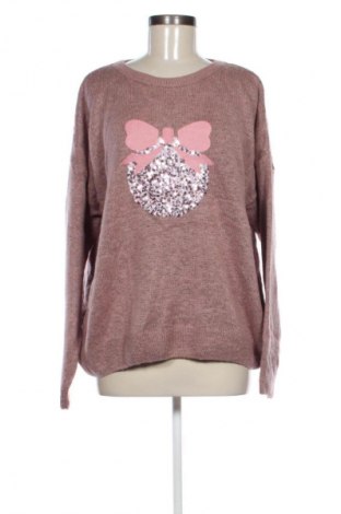 Dámsky pulóver New Look, Veľkosť XL, Farba Popolavo ružová, Cena  9,95 €