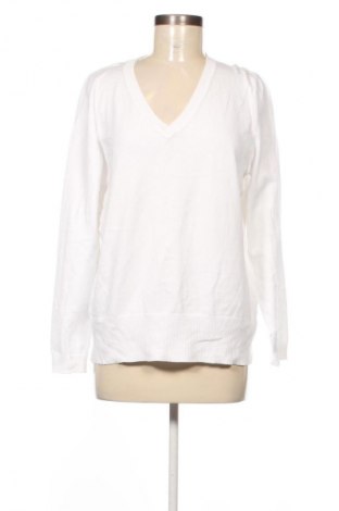 Γυναικείο πουλόβερ Oui, Μέγεθος XL, Χρώμα Λευκό, Τιμή 27,99 €