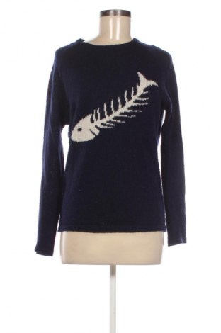 Дамски пуловер Pull&Bear, Размер S, Цвят Син, Цена 28,99 лв.