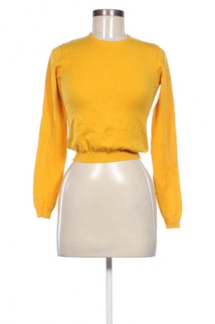Damski sweter Pull&Bear, Rozmiar S, Kolor Żółty, Cena 67,41 zł