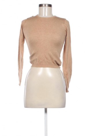 Damski sweter Pull&Bear, Rozmiar S, Kolor Brązowy, Cena 67,41 zł