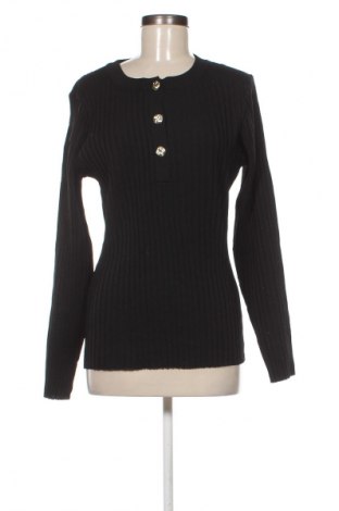 Дамски пуловер Rockmans, Размер M, Цвят Черен, Цена 12,99 лв.