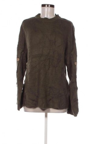 Дамски пуловер SHEIN, Размер L, Цвят Зелен, Цена 15,99 лв.