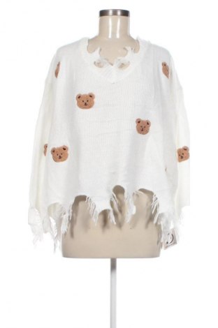 Dámský svetr SHEIN, Velikost XL, Barva Bílá, Cena  229,00 Kč