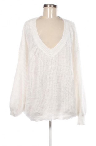 Damski sweter SHEIN, Rozmiar XXL, Kolor Biały, Cena 61,99 zł