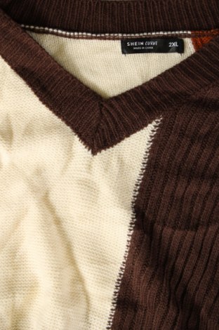 Дамски пуловер SHEIN, Размер XXL, Цвят Многоцветен, Цена 22,99 лв.