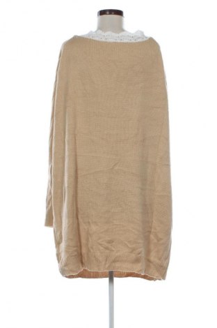 Dámsky pulóver SHEIN, Veľkosť 4XL, Farba Béžová, Cena  12,95 €