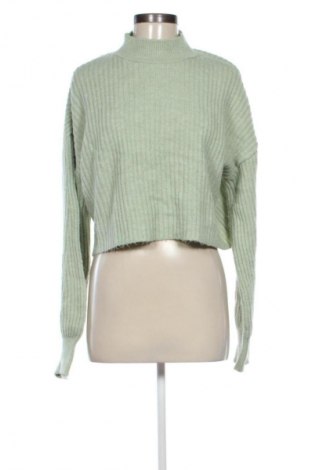 Дамски пуловер Stradivarius, Размер M, Цвят Зелен, Цена 19,99 лв.