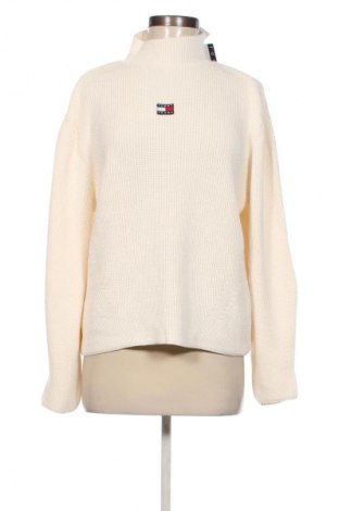 Damenpullover Tommy Jeans, Größe XXS, Farbe Ecru, Preis 89,99 €
