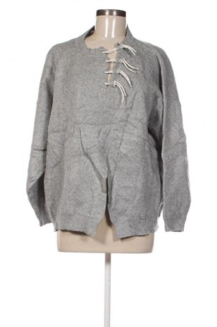 Дамски пуловер Unbranded, Размер L, Цвят Сив, Цена 11,99 лв.