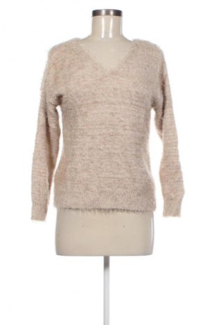 Дамски пуловер Unbranded, Размер S, Цвят Бежов, Цена 14,99 лв.
