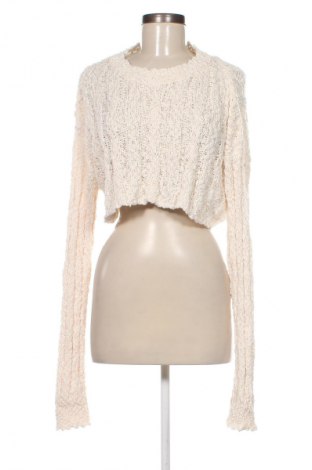 Дамски пуловер Unbranded, Размер L, Цвят Екрю, Цена 14,99 лв.