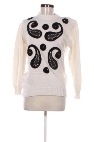 Дамски пуловер Unbranded, Размер M, Цвят Бял, Цена 29,00 лв.