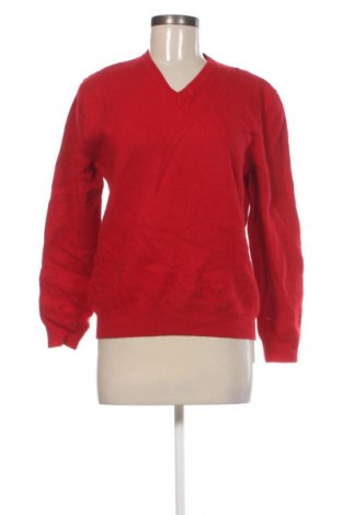 Дамски пуловер United Colors Of Benetton, Размер XL, Цвят Червен, Цена 37,99 лв.