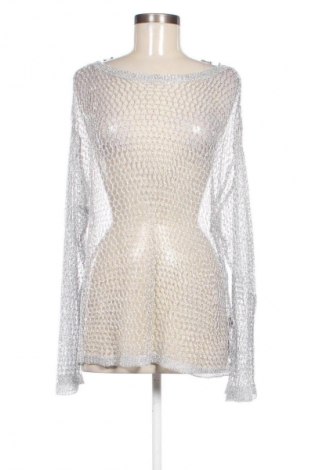 Pulover de femei Zara, Mărime L, Culoare Argintiu, Preț 164,63 Lei