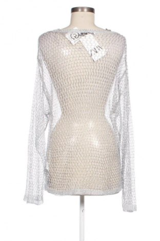 Pulover de femei Zara, Mărime L, Culoare Argintiu, Preț 164,63 Lei