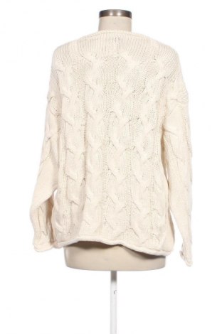 Дамски пуловер Zara, Размер S, Цвят Екрю, Цена 33,99 лв.