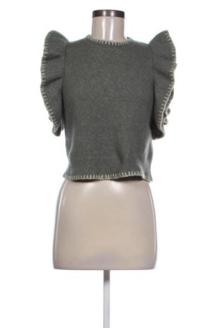 Damski sweter Zara, Rozmiar S, Kolor Zielony, Cena 105,72 zł