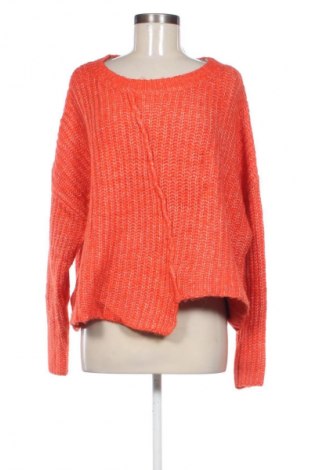 Дамски пуловер Zara, Размер S, Цвят Червен, Цена 30,99 лв.