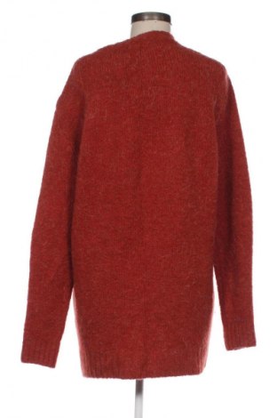 Дамски пуловер Zara, Размер M, Цвят Червен, Цена 73,15 лв.