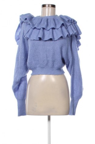 Дамски пуловер Zara, Размер S, Цвят Син, Цена 27,00 лв.