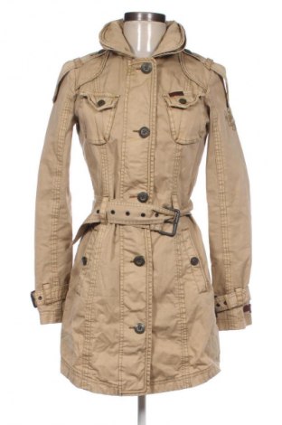 Trench de femei Khujo, Mărime S, Culoare Bej, Preț 397,22 Lei