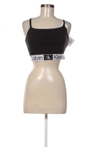 Damski sportowy top Calvin Klein, Rozmiar L, Kolor Czarny, Cena 166,99 zł