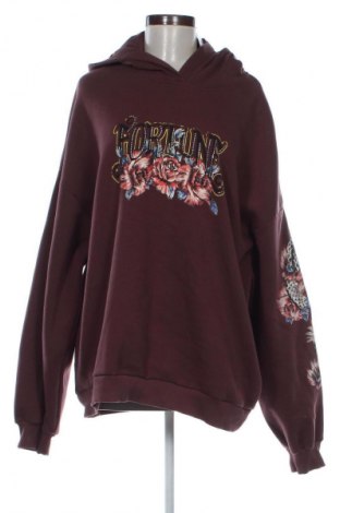 Hanorac de femei Bershka, Mărime L, Culoare Maro, Preț 131,58 Lei