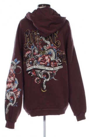 Hanorac de femei Bershka, Mărime L, Culoare Maro, Preț 131,58 Lei